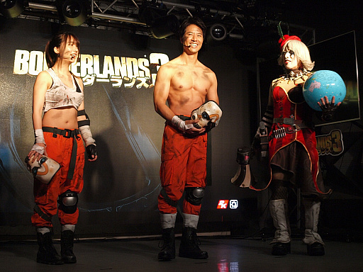 画像ギャラリー No.002のサムネイル画像 / 水沢柚乃さん,ケイン・コスギさん,ゴー☆ジャスさんが参加した「ボーダーランズ3 発売直前! 世界最速“リア銃”お披露目イベント」をレポート