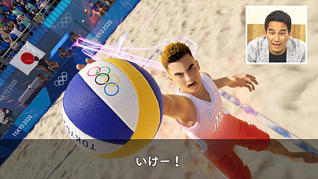 画像集#012のサムネイル/「東京2020オリンピック The Official Video Game」に収録される野球とビーチバレー，そしてテニスの詳細が明らかに。松田丈志さんによる最新プロモーションムービーも公開