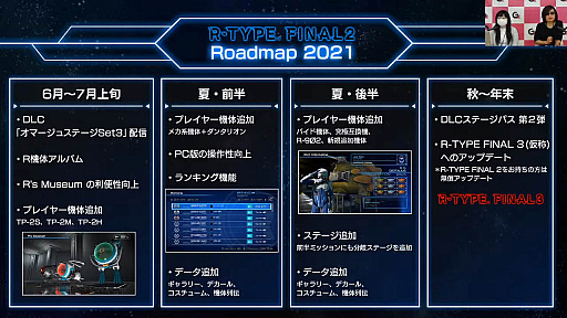 画像ギャラリー No.002のサムネイル画像 / 「R-TYPE FINAL 2」,2021年秋から年末にかけてのアップデートで,“R-TYPE FINAL 3”(仮称)へ移行