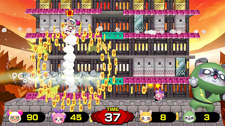 画像ギャラリー No.003のサムネイル画像 / Nintendo Switch向けパーティゲーム,「ドギーニンジャ 金ぴかコバン大作戦!」の配信が本日スタート。発売記念セールも実施中