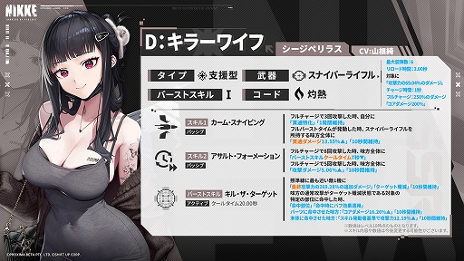 画像ギャラリー No.003のサムネイル画像 / 「NIKKE」,仮初めの妻になった新SSRニケ「D:キラーワイフ」登場。集団失踪事件の真相を偽装夫婦が追うストーリーイベント開催