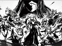 「勝利の女神：NIKKE」の墨絵グッズ，2月20日より順次発売。11体のニケたちから成る迫力ある墨絵がアクリルプレートやTシャツで登場