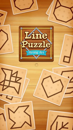 画像集 No.001のサムネイル画像 / 糸を使って図形を作り出すパズルゲーム「Line Puzzle」を紹介する「（ほぼ）日刊スマホゲーム通信」第1979回