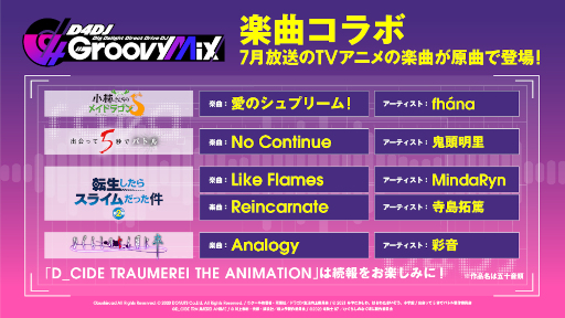 ���������꡼ No.003�Υ���ͥ������ / ��D4DJ Groovy Mix�פ˥��˥�ֽв�ä�5�äǥХȥ�פ�OP���ʤ��ɲ�