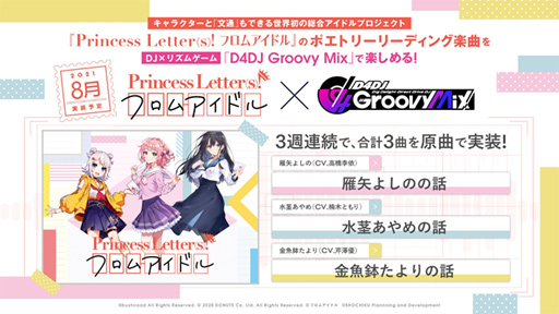 ���������꡼ No.001�Υ���ͥ������ / ��D4DJ Groovy Mix�פ���Princess Letter(s)! �ե��ॢ���ɥ�פȥ����