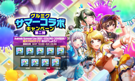 画像ギャラリー No.005のサムネイル画像 / 「D4DJ Groovy Mix」，アニサマとのコラボイベント＆ガチャ“What a Colorful Groove!!”が開催