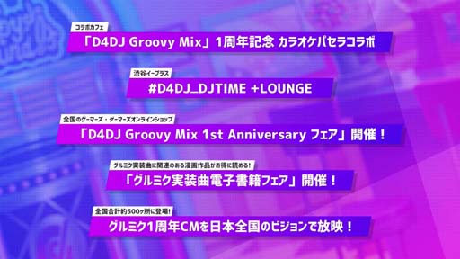 画像ギャラリー No.014のサムネイル画像 / 「グルミク」,1周年記念イベント“1st Anniv. Groovy FES”.が開催。プロモーションムービーも公開中