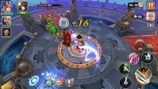 画像ギャラリー No.001のサムネイル画像 / 三国志を題材にしたスマホ向けアクションRPG「天将伝」のゲーム画面が公開に