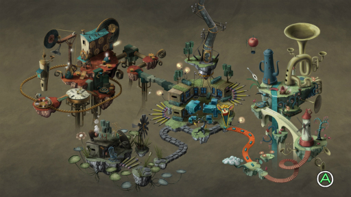 画像ギャラリー No.004のサムネイル画像 / PS4/Switch向けソフト「Figment」が配信中。シュールレアリズムな世界で謎解きやアクションが楽しめる