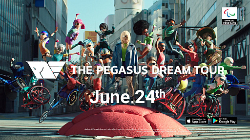 画像集#015のサムネイル/世界初の公式パラリンピックゲーム「The Pegasus Dream Tour」のリリース日が2021年6月24日に決定。事前登録受け付けが本日開始