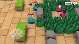 スマホ向け無料オンライン対戦ゲーム ねこ戦車 の配信がスタート