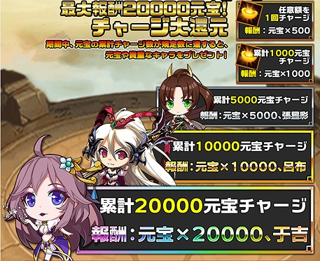 画像ギャラリー No.003のサムネイル画像 / 「三萌志」,10月イベント「神無月の感謝祭」が本日開始。新規限定イベントも実施中