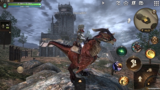 画像ギャラリー No.005のサムネイル画像 / 新作MMORPG「プロジェクト エターナル」は昼夜・天候が変化する。時間の流れを確認できるムービーも公開