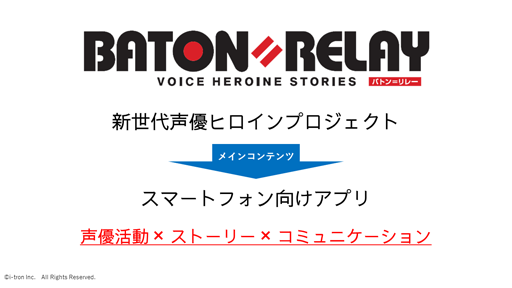 画像ギャラリー No.005のサムネイル画像 / 「BATON=RELAY」,制作発表会のレポートが公開に