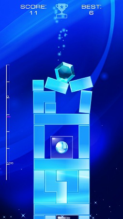 画像ギャラリー No.003のサムネイル画像 / オブジェクトを落とさずにブロックを崩そう。Android向けパズルゲーム「Tower Fall」を紹介する「(ほぼ)日刊スマホゲーム通信」第2002回