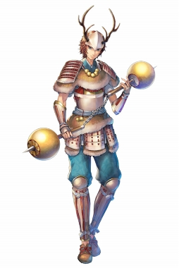 画像ギャラリー No.003のサムネイル画像 / 「戦国BASARA バトルパーティー」の描き下ろしアニメビジュアルが公開に。明智光秀ら登場キャラのプロフィールやバサラ技も掲載