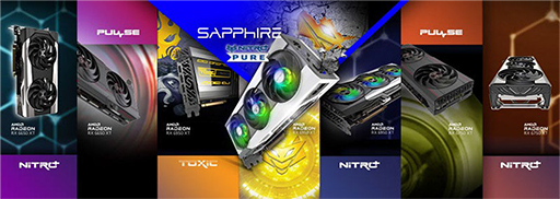 ���������꡼ No.001�Υ���ͥ������ / �ʰױ���ܶ��䥯���顼��ܥ�ǥ�ʤ�Sapphire��RX 6950 XT/6750 XT/6650 XT�����ɷ�7���ʤ�ȯ��