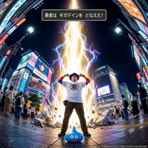 画像ギャラリー No.024のサムネイル画像 / 「ドラゴンクエスト」のモンスターが渋谷と原宿にあらわれた! リアルRPGイベント「ジェミニクエスト」本日スタート。生成AIのちからで立ち向かおう