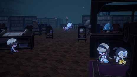 画像ギャラリー No.005のサムネイル画像 / 「オバケイドロ!」の新マップ「バッタン図書館」が2月28日15:00に配信。時間経過でマップが変化するギミックも登場