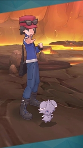 画像ギャラリー No.004のサムネイル画像 / 「ポケモンマスターズ」メインストーリーに新章が追加。「★5 カルム&ニャスパー」が仲間になるほか,新しいポケモン「アチャモ」も登場