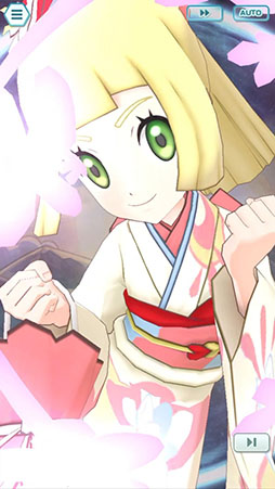 画像ギャラリー No.047のサムネイル画像 / 「ポケモンマスターズ EX」で新年イベントが開催。和服姿のリーリエらも登場