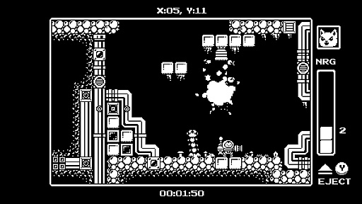 画像ギャラリー No.003のサムネイル画像 / Devolver Digital,ネコが主人公の探索アクション「Gato Roboto」を本日リリース