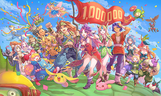 聖剣伝説3 TRIALS of MANA」の世界累計出荷・DL販売本数が100万本を