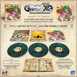 画像集#003のサムネイル/「グランディア」OST＆ASTのCD-BOXがフランスのWay&#243; Recordsから登場。3枚組LPレコードやオルゴールも