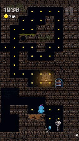 画像ギャラリー No.004のサムネイル画像 / 一直線に高速移動する騎士を操ってダンジョンを攻略しよう。アクションゲーム「Skruta」を紹介する「(ほぼ)日刊スマホゲーム通信」第2026回