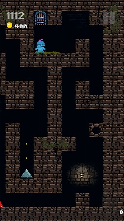 画像ギャラリー No.006のサムネイル画像 / 一直線に高速移動する騎士を操ってダンジョンを攻略しよう。アクションゲーム「Skruta」を紹介する「(ほぼ)日刊スマホゲーム通信」第2026回