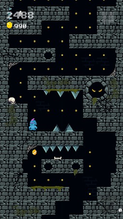 画像ギャラリー No.009のサムネイル画像 / 一直線に高速移動する騎士を操ってダンジョンを攻略しよう。アクションゲーム「Skruta」を紹介する「(ほぼ)日刊スマホゲーム通信」第2026回