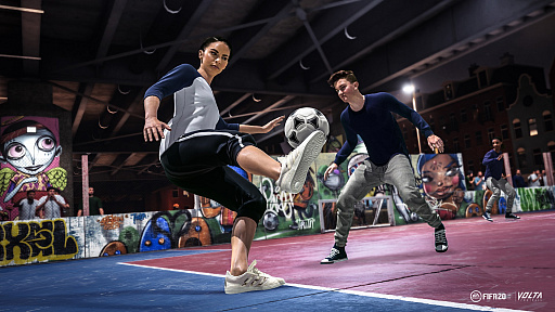 画像(001)「FIFA 20」，ストリートサッカーにフィーチャーした新モードVOLTAをプレイ。新システムや進化した物理演算でよりリアルに