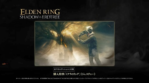 ���������꡼ No.011�Υ���ͥ������ / ��ELDEN RING��DLC��6��21��ȯ�䡣3ʬ�֤Ρ�ELDEN RING SHADOW OF THE ERDTREE�ץ�����ץ쥤������������餫��
