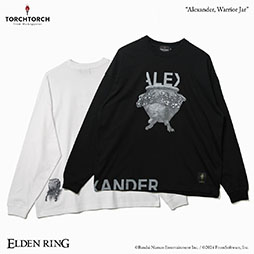 画像ギャラリー No.001のサムネイル画像 / TORCH TORCHの新作Tシャツ「ELDEN RING/ 戦士の壺、アレキサンダー」「Bloodborne/ 教区長エミーリア」,5月3日より渋谷PARCOで先行販売を実施