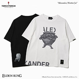 画像ギャラリー No.002のサムネイル画像 / TORCH TORCHの新作Tシャツ「ELDEN RING/ 戦士の壺、アレキサンダー」「Bloodborne/ 教区長エミーリア」,5月3日より渋谷PARCOで先行販売を実施