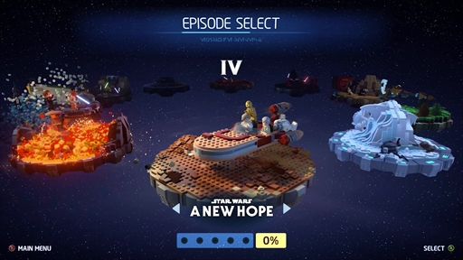 画像ギャラリー No.005のサムネイル画像 / 「レゴ スター・ウォーズ/スカイウォーカー・サーガ」は遊びと映像の両面で進化していた。メディア向けセッションをレポート