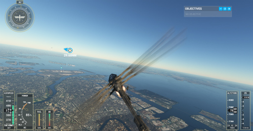 ���������꡼ No.008�Υ���ͥ������ / �Υ��󥿥ӥ塼�ϡ�Microsoft Flight Simulator�ץץ��ǥ塼������ʹ�����֥ǥ塼�� ���������פȥ���ܤ�����ĥ����ƥ�ĤϤʤ����ޤ줿�Τ�