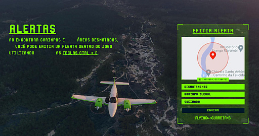画像ギャラリー No.004のサムネイル画像 / 環境保護団体もゲームショウに。「Microsoft Flight Simulator」をベースに開発したMOD「Flying Guardians」で,Greenpeaceとともに熱帯雨林アマゾンを守る