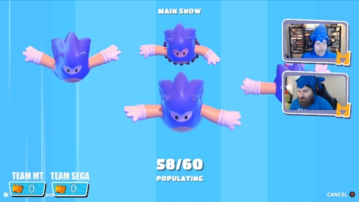 画像ギャラリー No.004のサムネイル画像 / 「Fall Guys」と「ソニック・ザ・ヘッジホッグ」がコラボレーション。ソニック風コラボスキンが米国時間10月14日から配信