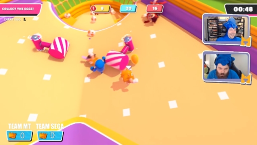 画像ギャラリー No.005のサムネイル画像 / 「Fall Guys」と「ソニック・ザ・ヘッジホッグ」がコラボレーション。ソニック風コラボスキンが米国時間10月14日から配信