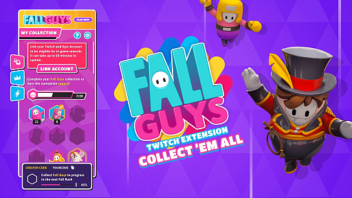 画像集#004のサムネイル/「Fall Guys」，基本プレイ料金無料化後2週間でプレイヤー数が5000万人に到達