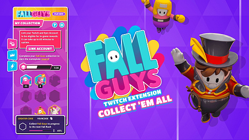 画像ギャラリー No.004のサムネイル画像 / 「Fall Guys」,基本プレイ料金無料化後2週間でプレイヤー数が5000万人に到達