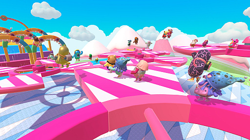 画像ギャラリー No.005のサムネイル画像 / 「Fall Guys」の新要素「クリエイティブモード」を紹介。開発チームと同じエディタを使い,直感的な操作でオリジナルラウンドを作成可能に