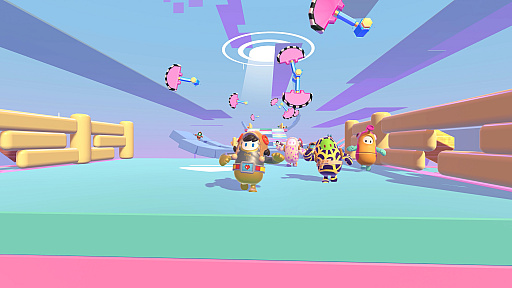 画像ギャラリー No.010のサムネイル画像 / 「Fall Guys」の新要素「クリエイティブモード」を紹介。開発チームと同じエディタを使い,直感的な操作でオリジナルラウンドを作成可能に