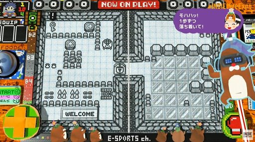 画像ギャラリー No.003のサムネイル画像 / 「RPGタイム!〜ライトの伝説〜」,新ステージのタンクタイムは8ビット風のアクションパート