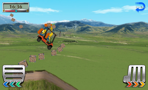 画像ギャラリー No.006のサムネイル画像 / カートで悪路を爆走! スマホ向けアクション「爆走!テレビ野郎ナナーナ」を紹介する「(ほぼ)日刊スマホゲーム通信」第2041回