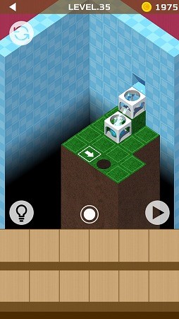 画像ギャラリー No.010のサムネイル画像 / ブロックなどを設置してボールを誘導しよう。パズルゲーム「ウッディーボール パズル」を紹介する「(ほぼ)日刊スマホゲーム通信」第2031回