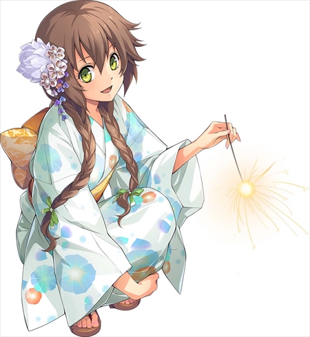 画像ギャラリー No.001のサムネイル画像 / 「英雄伝説 暁の軌跡モバイル」,浴衣姿のトワ・ハーシェルがプレイアブルキャラクターとして登場