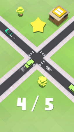 画像ギャラリー No.004のサムネイル画像 / 交差点の平和を交通整理で守れ。Android向けパズル「STAP」を紹介する「(ほぼ)日刊スマホゲーム通信」第2036回