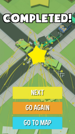 画像ギャラリー No.006のサムネイル画像 / 交差点の平和を交通整理で守れ。Android向けパズル「STAP」を紹介する「(ほぼ)日刊スマホゲーム通信」第2036回